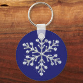 Porte-clés Crystal Snowflake Keychain (Recto)