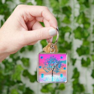 Porte-clés Crystal Tree Sunrise Porte - clé
