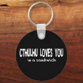 Porte-clés Cthulhu t'aime (Recto)