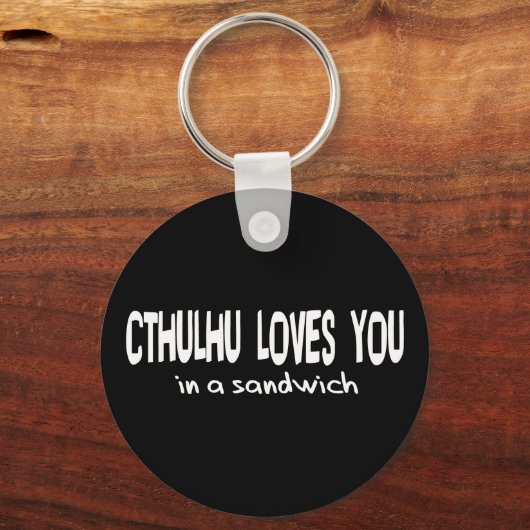 Porte-clés Cthulhu t'aime (Recto)