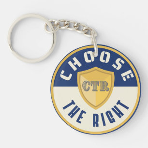 Porte-clés CTR Choisissez le bon Porte - clé Baptême principa