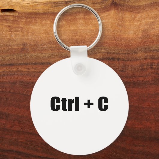 PORTE-CLÉS CTRL + C (Recto)