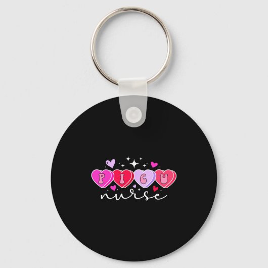 Porte-clés Cu Nurse Valentine Hearts Cu Nursing Valentine (Recto)