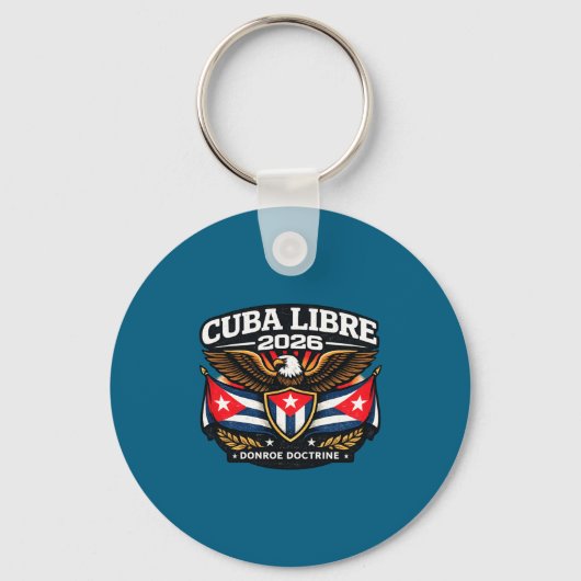 Porte-clés Cuba Cuba Libre Donroe Doctrine (Recto)