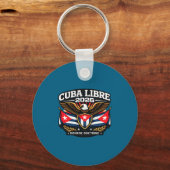 Porte-clés Cuba Cuba Libre Donroe Doctrine (Recto)