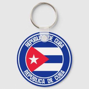 Porte-clés Cuba Round Emblem
