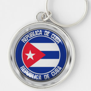 Porte-clés Cuba Round Emblem