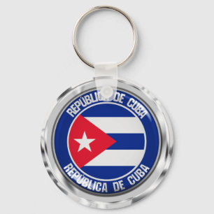 Porte-clés Cuba Round Emblem