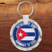 Porte-clés Cuba Round Emblem (Recto)
