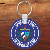 Porte-clés Cuba Round Emblem (Recto)
