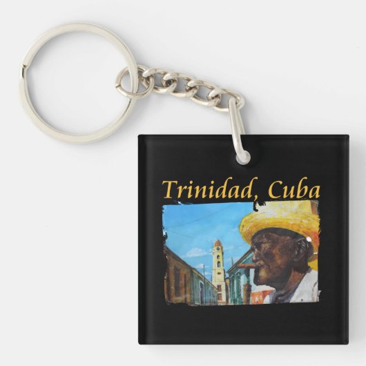 Porte-clés Cuba - Trinidad Cubain Cigar Art (Devant)