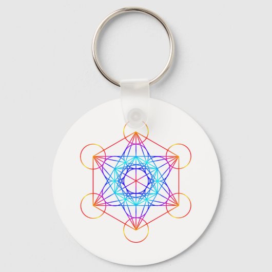 Porte-clés Cube Metatron (Couleur 2) (Recto)