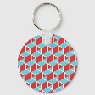 Porte-clés Cubes isineux : Arrière - plan Vintage coloré.