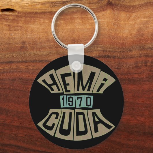 PORTE-CLÉS CUDA HÉMIQUE 1970 (Recto)