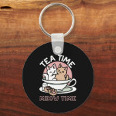 Porte-clés Cuddin en coupe - Tea Time adorable (Verso)