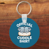 Porte-clés Cuddle Shirt Cute Baby Elephant Snuggle  (Recto)