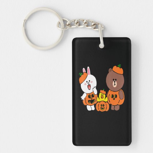 Porte-clés Cuisine Brown Bear Cony Bunny Citrouille de lapin (Devant)