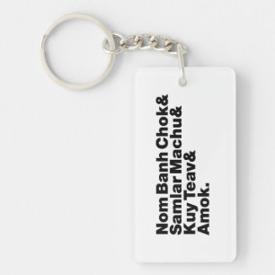 Porte-clés Cuisine de rue Cambodgienne / Khmer