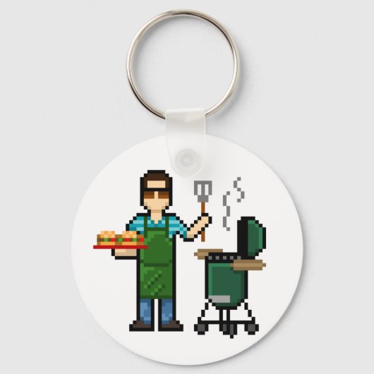 Porte-clés Cuisine sur le grill BGE (Recto)