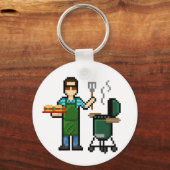 Porte-clés Cuisine sur le grill BGE (Recto)