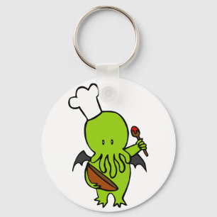 Porte-clés Cuisinier avec Cthulhu