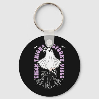 Porte-clés Cuisse Vibes Éffrayantes Cute Ghost Halloween chau