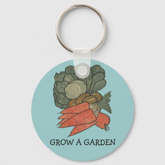 Porte-clés Cultiver un jardin (Recto)