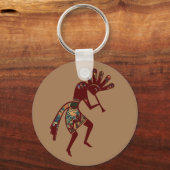 Porte-clés Culture amérindienne - Danse Kokopelli 3 (Recto)
