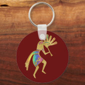 Porte-clés Culture amérindienne - Danse Kokopelli 5 (Recto)