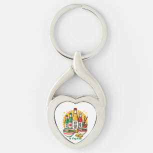 Porte-clés Culture Pop Coréenne Impression Poitrine