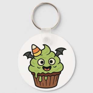 Porte-clés Cupcake Bat & maman Heart Keychain