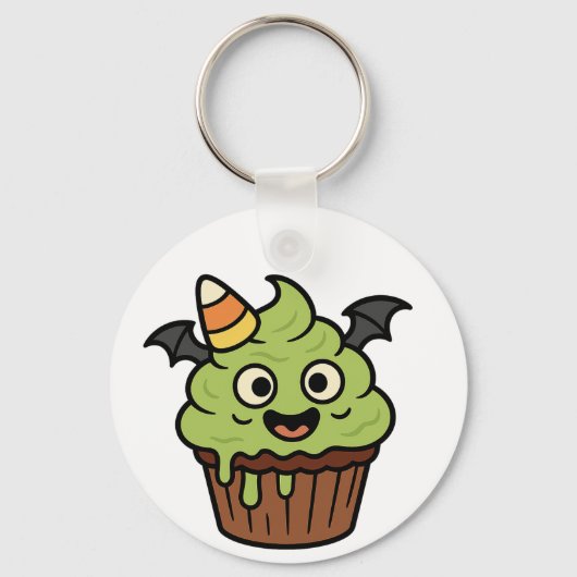 Porte-clés Cupcake Bat & maman Heart Keychain (Recto)