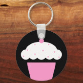 Porte-clés cupcake de cerise (Recto)