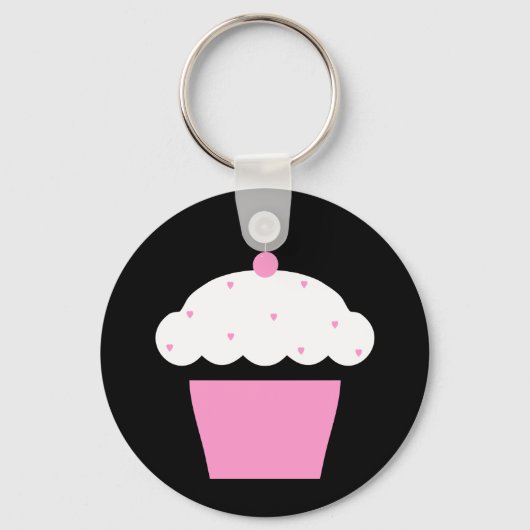 Porte-clés cupcake de cerise (Recto)