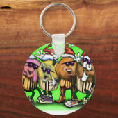 Porte-clés CupCake Noël (Recto)