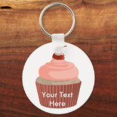 Porte-clés Cupcake-Pink and Red (Recto)
