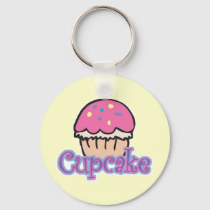 Porte-clés Cupcake rose