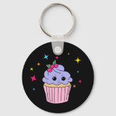 Porte-clés Cupcake Violet Mignon (Verso)