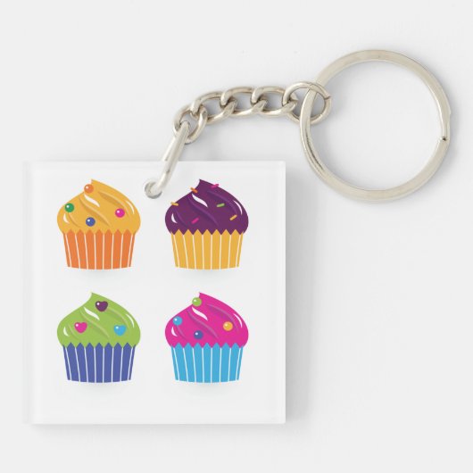 Porte-clés Cupcakes décorés (Dos)