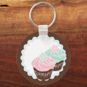 Porte-clés Cupcakes Gelés Cute Pastel (Recto)