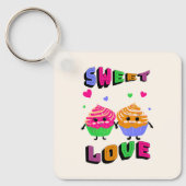 Porte-clés cupcakes mignons (Recto)
