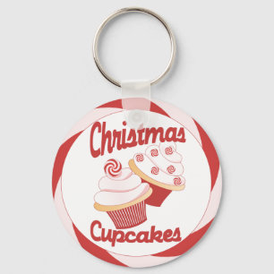 Porte-clés Cupcakes Noël