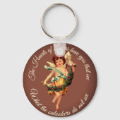 PORTE-CLÉS CUPIDON ANGE | ACCESSOIRE INSPIRANT (Recto)