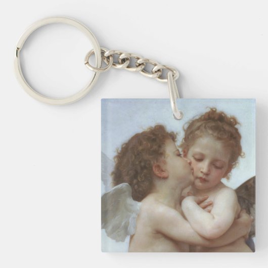 Porte-clés Cupidon et psyché comme enfants (Devant)