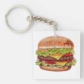 Porte-clés Cups burger (Devant)