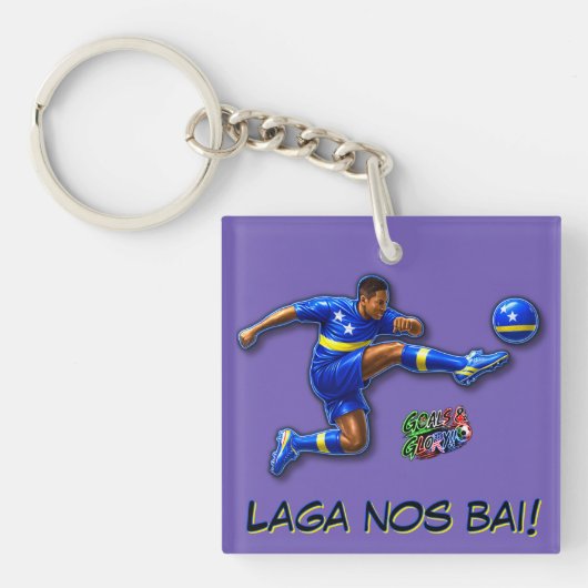 Porte-clés Curaçao Allons-y (Devant)