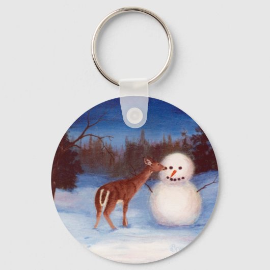 Porte-clés Curiosity Deer et Snowman Porte - clé (Recto)