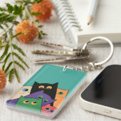 Porte-clés Curious Cats (Devant droit)