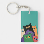 Porte-clés Curious Cats (Devant)