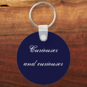 Porte-clés Curiouser et curieux (Recto)